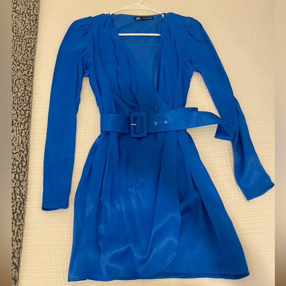 Zara Satin Effect Dress
